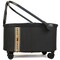 My Duque: MULTI Bicycle Pannier Basket - Melange Black - 2-In-1 Shopping Utility Cart, Bike Adapter, Push-Pull Handle, Wheeled, Folding, 22lb Load Cap
